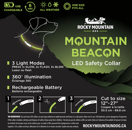 LED Dog Safety Collar - Uncle Mike's Outdoors and More!
