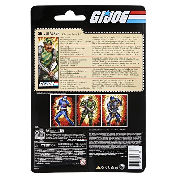 G.I. Joe 3.75" Retro Collection - Sgt. Stalker (Subpar Packaging)