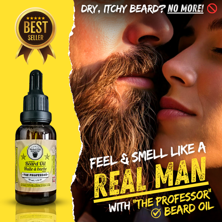 The Professor Beard Oil (30ml) – Cedarwood, Vanilla & Sweet Cigar | Premium Conditioning Beard Oil | Dr. Chris Schneider Collaboration