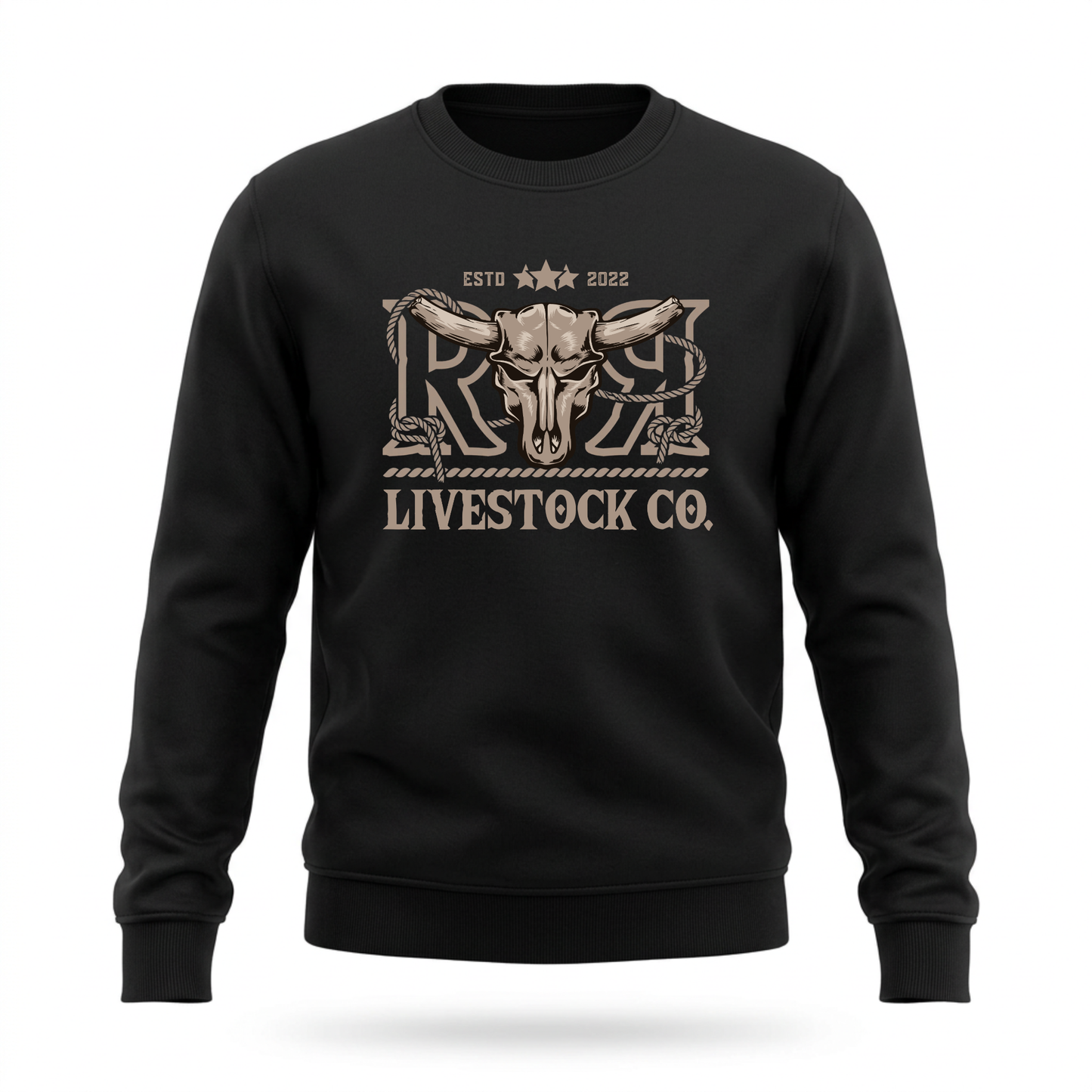 RR LIVESTOCK CO. SWEATSHIRT | Black