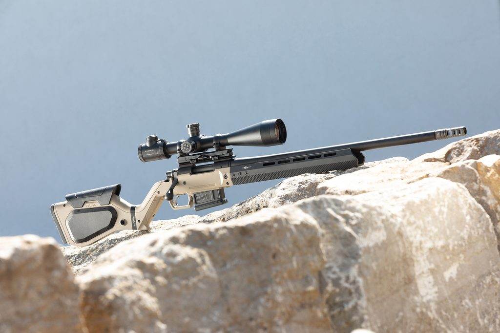 Howa Hera M1500 H7 Chassis Rifles 6.5 Creedmoor 24 Heavy Threaded Barrel - Tan - Uncle Mike's Outdoors and More!