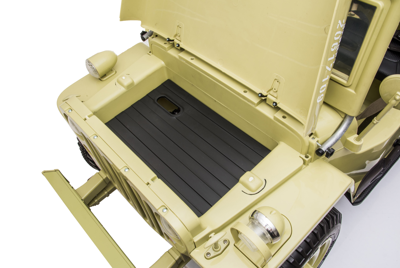 24V Army Truck 3 Seater DELUXE Kids Ride On Car with Remote Control