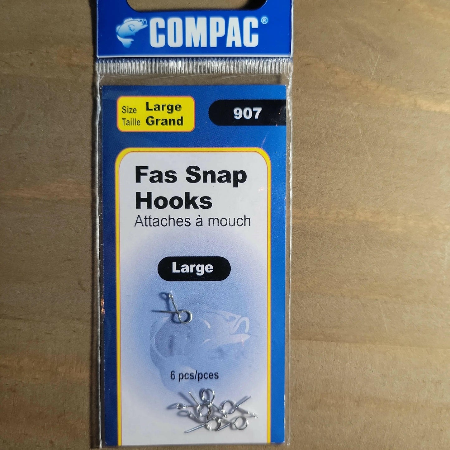 šCOMPAC Fas Snap Hooks Large 6pack