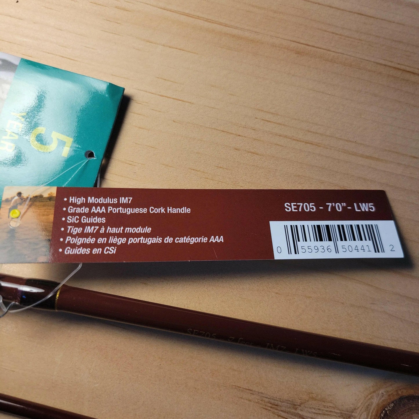 šStreamside Elite Fly Rod 2pc LW5 7ft w/Case