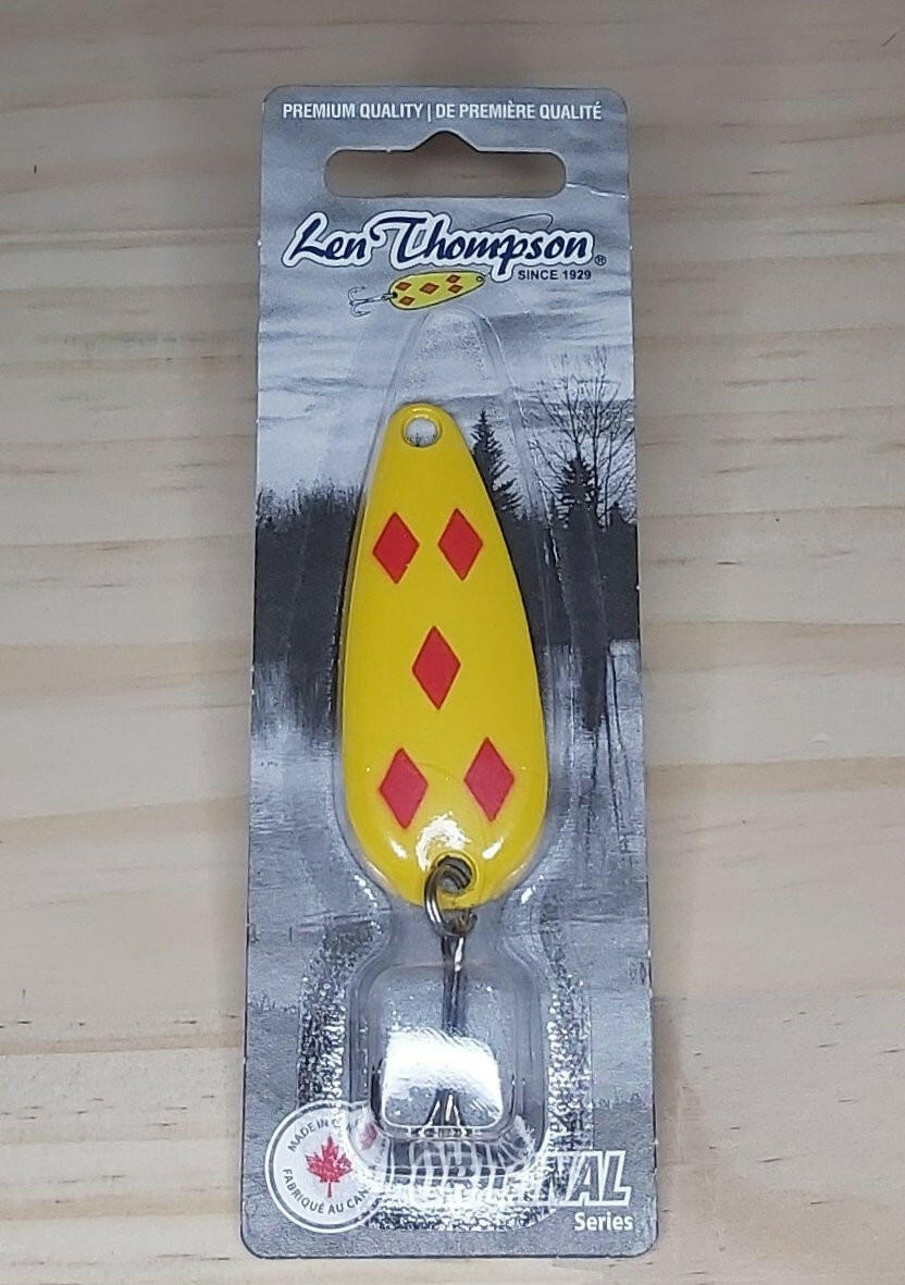 ๐ Len Thompson Yellow & Red Five of Diamond Spoons