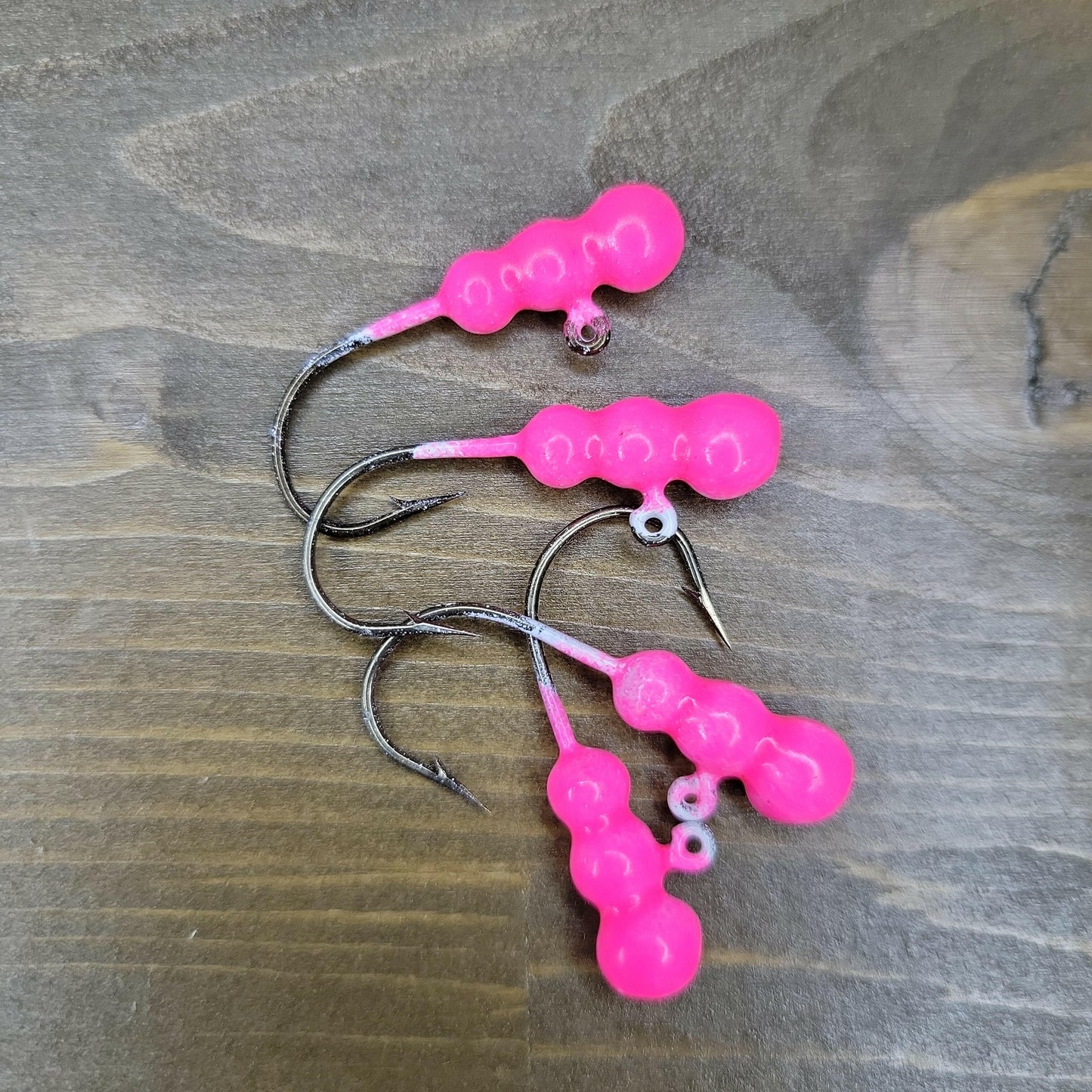 🍁Big Sky Gruesome Grubs Glow Jigs 1/8oz 4/pack