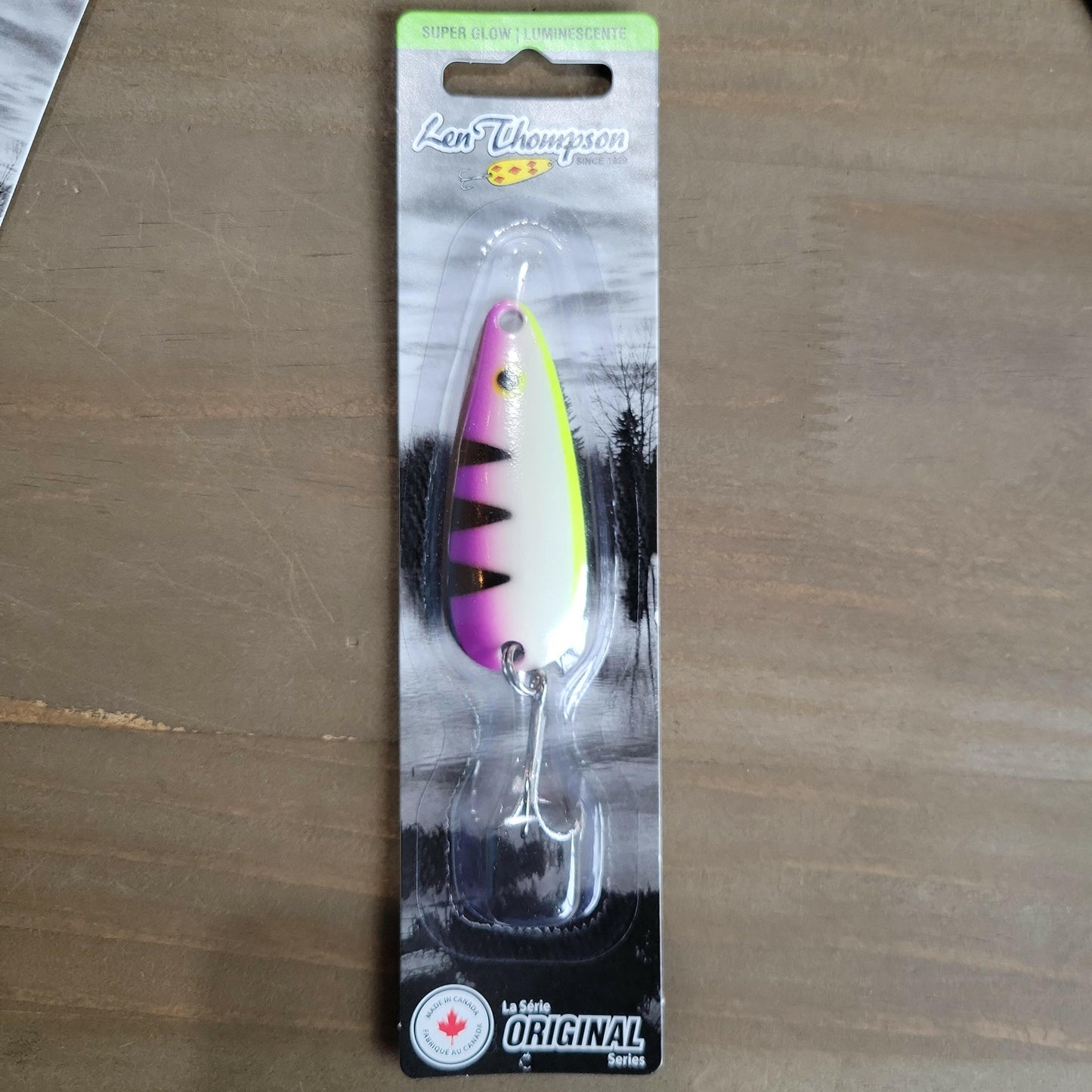 šLen Thompson Glowing Purple Fire Tiger Spoons