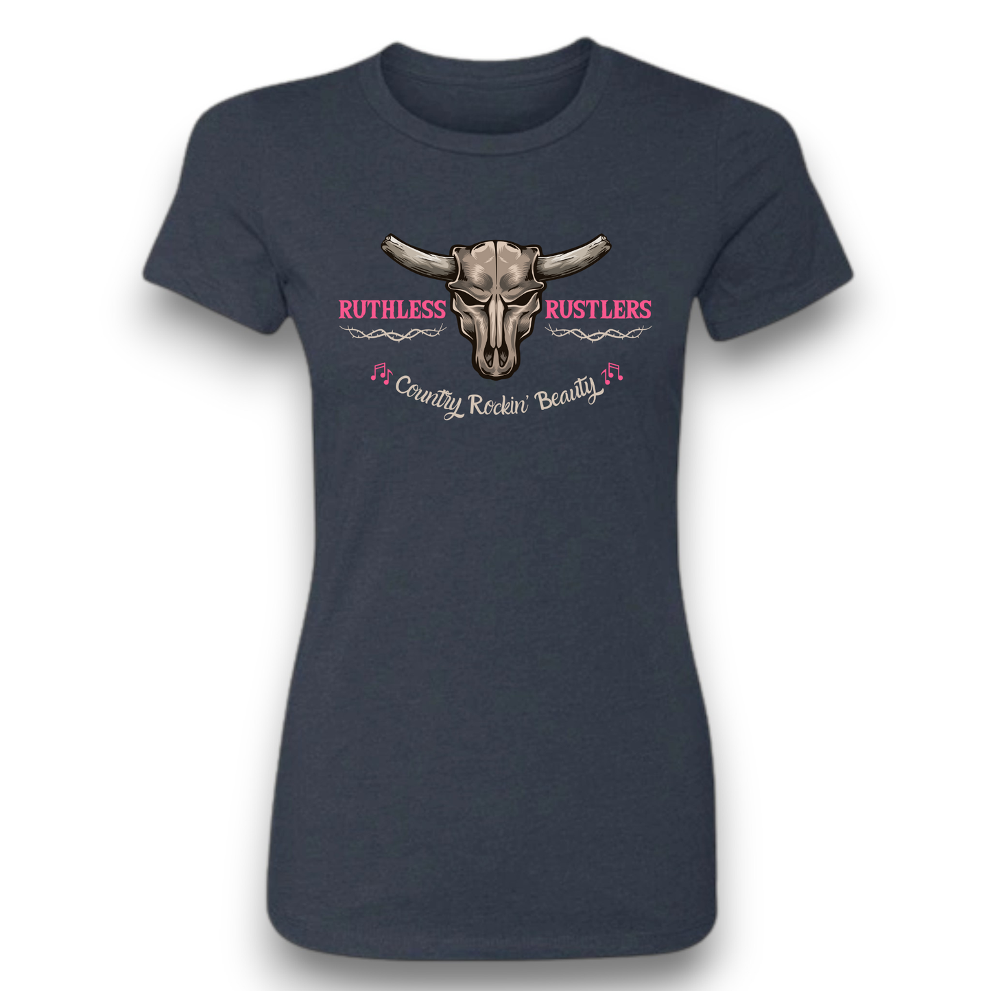 Ruthless Rustlers Country Rockin Beauty Women T-Shirt