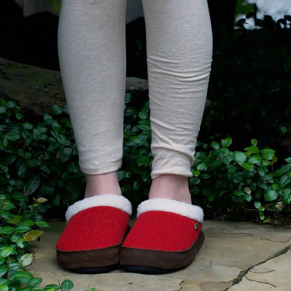 Acorn Women Mule Ragg Wool Blend Slippers