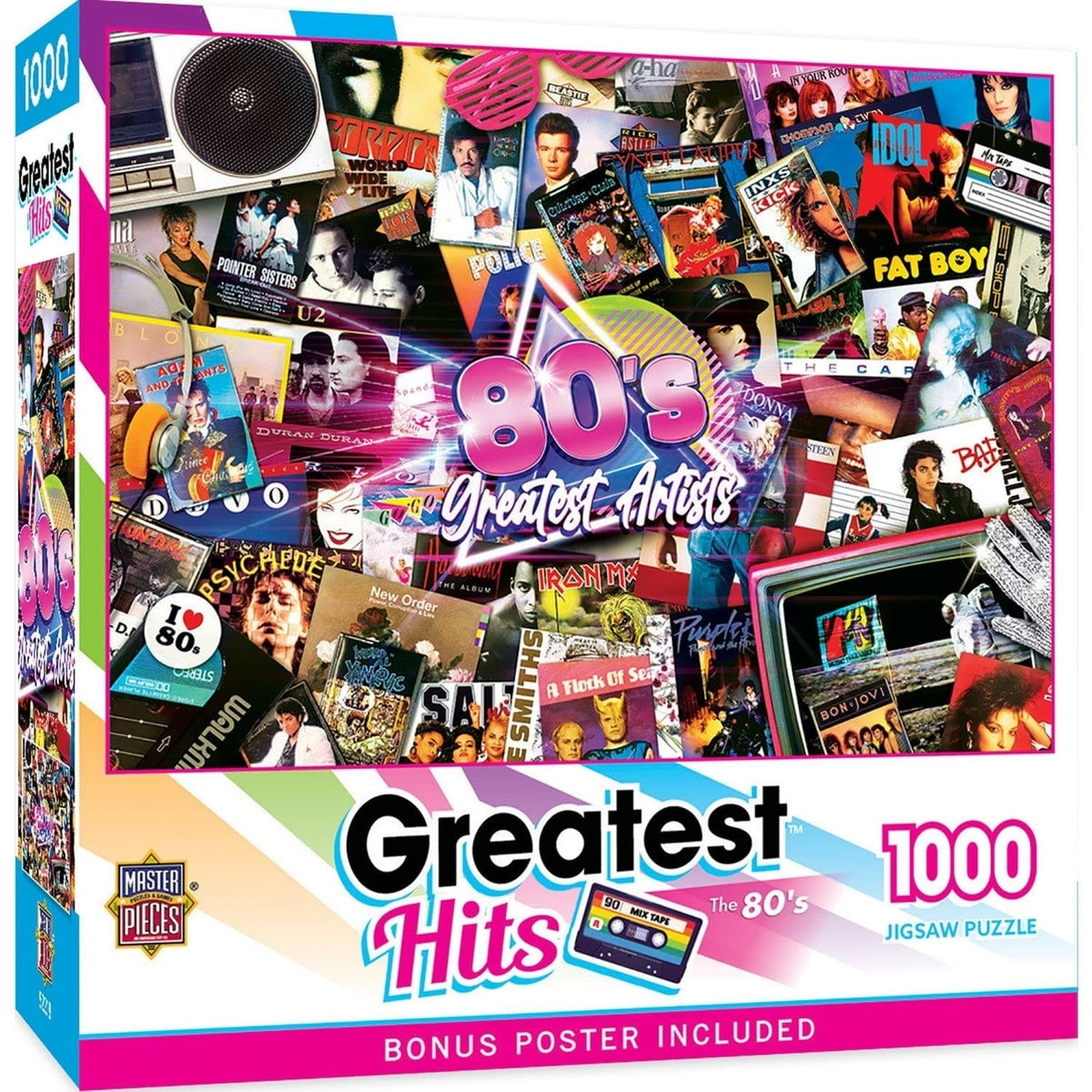 1980's Greatest Artists 1000pc Puzzle
