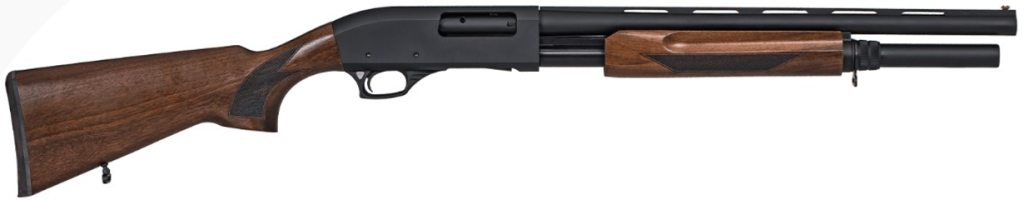 Tamgha Taiga Quton 12GA P/A 18.5 Barrel 3" Chaber Turkish Walnut Black