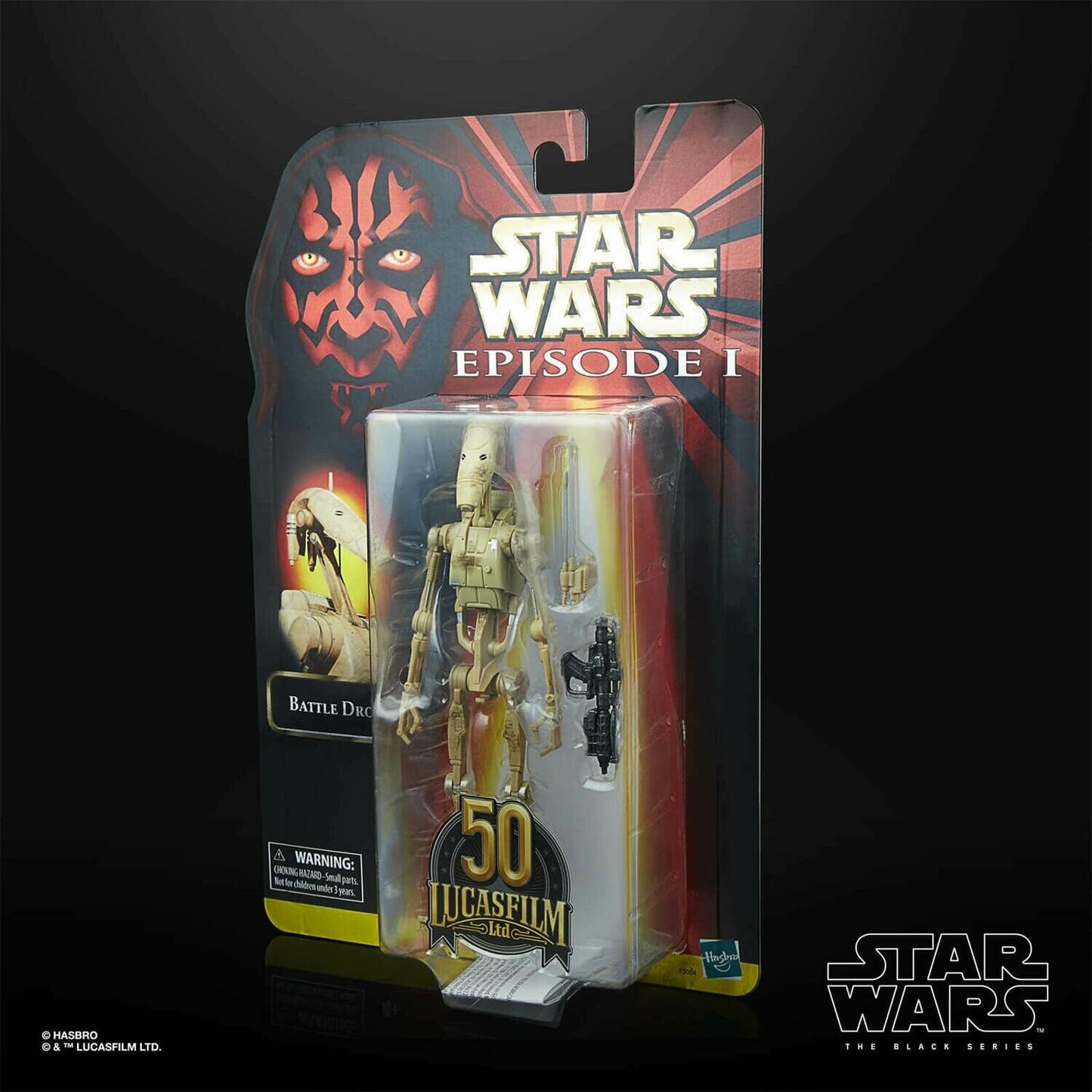 Star Wars Black Series 6 Inch 50th Anniversary Battle Droid Exclusive