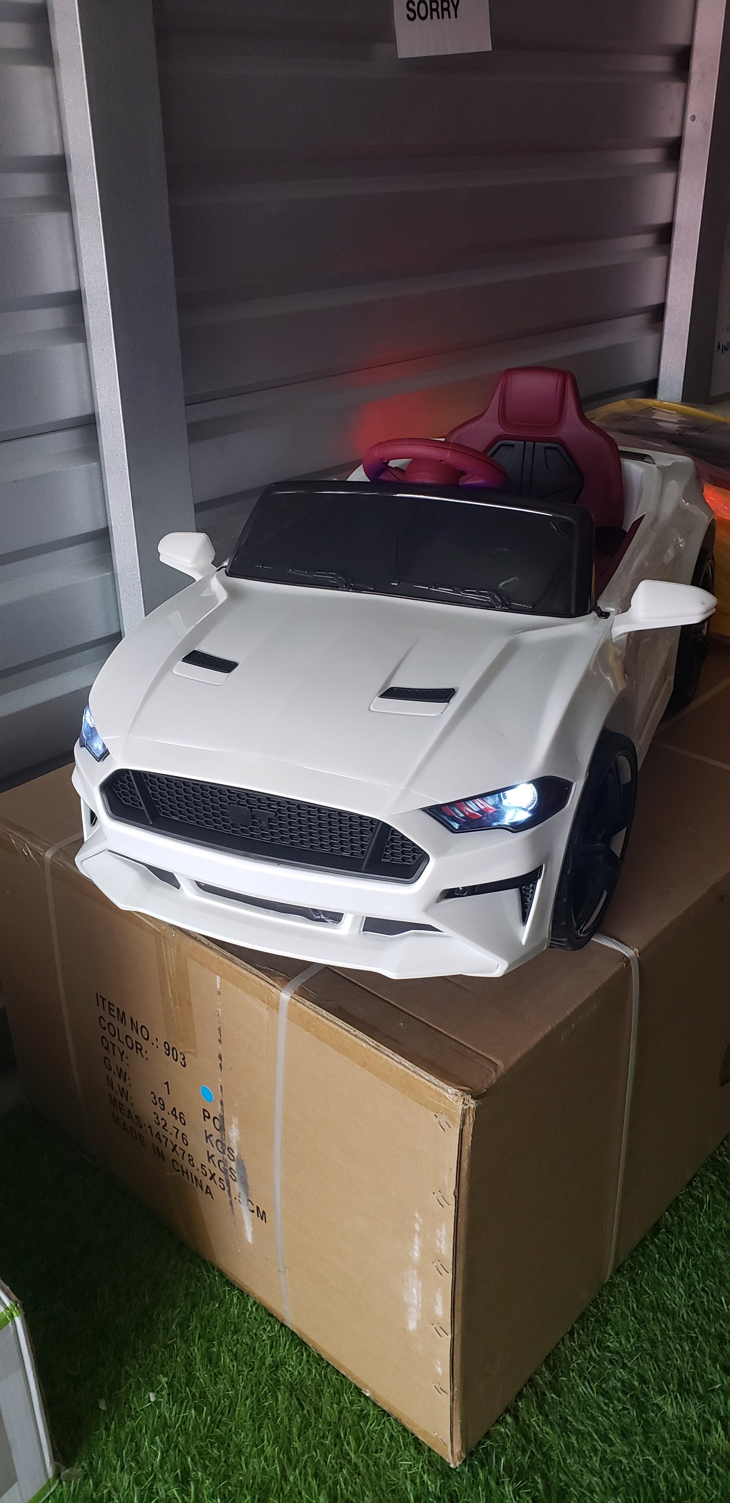 2026 Mustang Style 12V DELUXE Kids Ride On Car With Remote Control