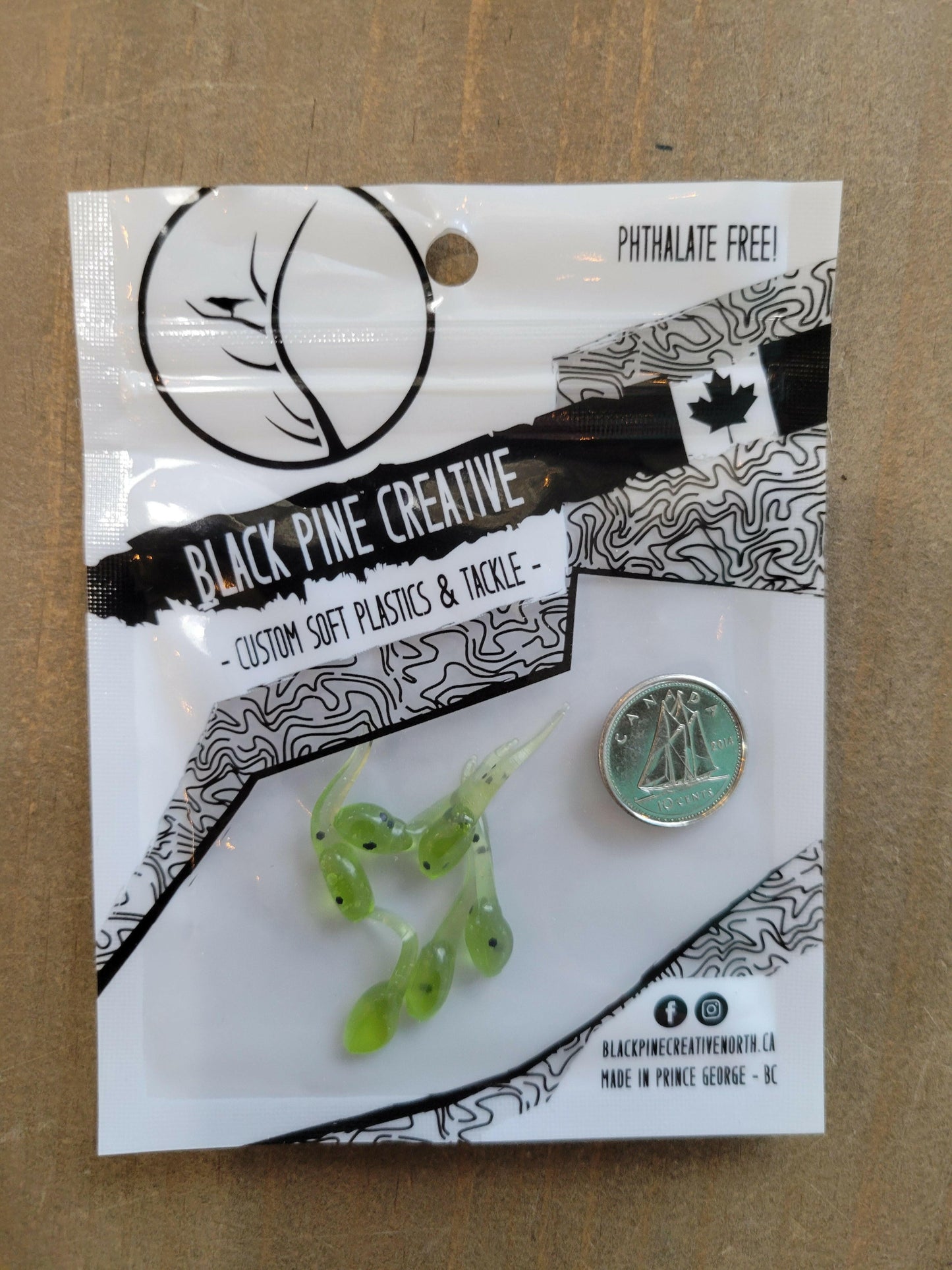 šBlack Pine Creative 1" MINI Minnow 6/pk