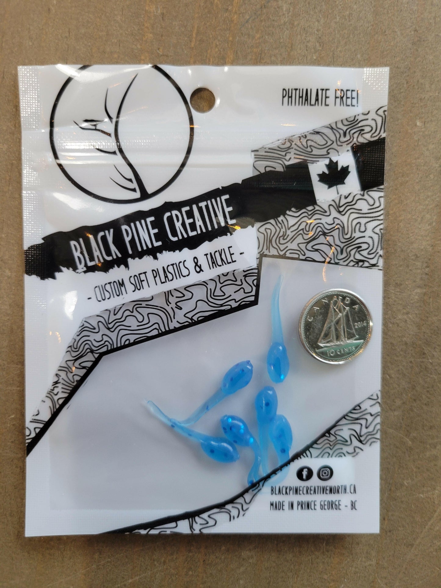 šBlack Pine Creative 1" MINI Minnow 6/pk