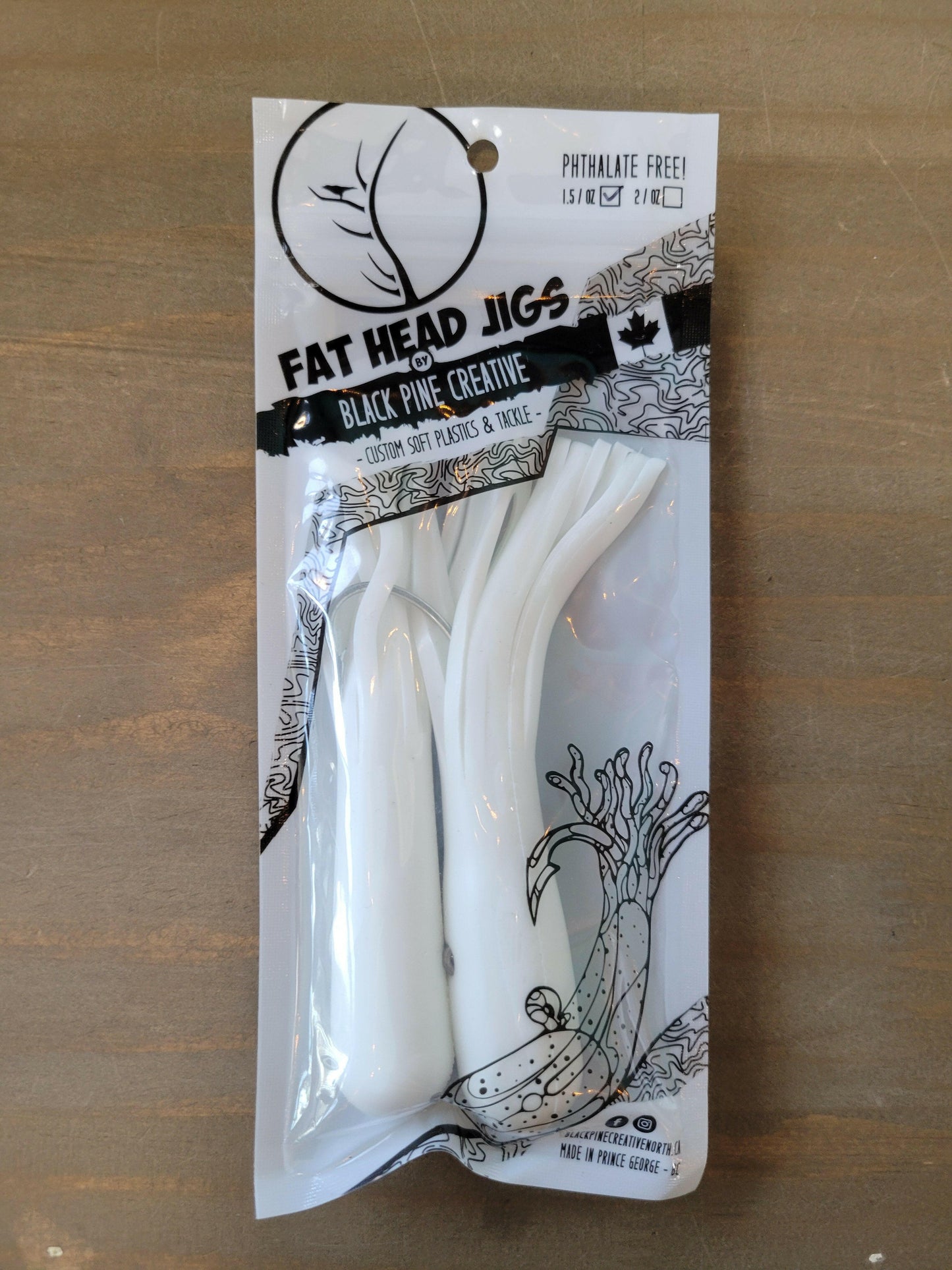 🍁Black Pine 5" 1.5oz Tube Jigs 2/pk