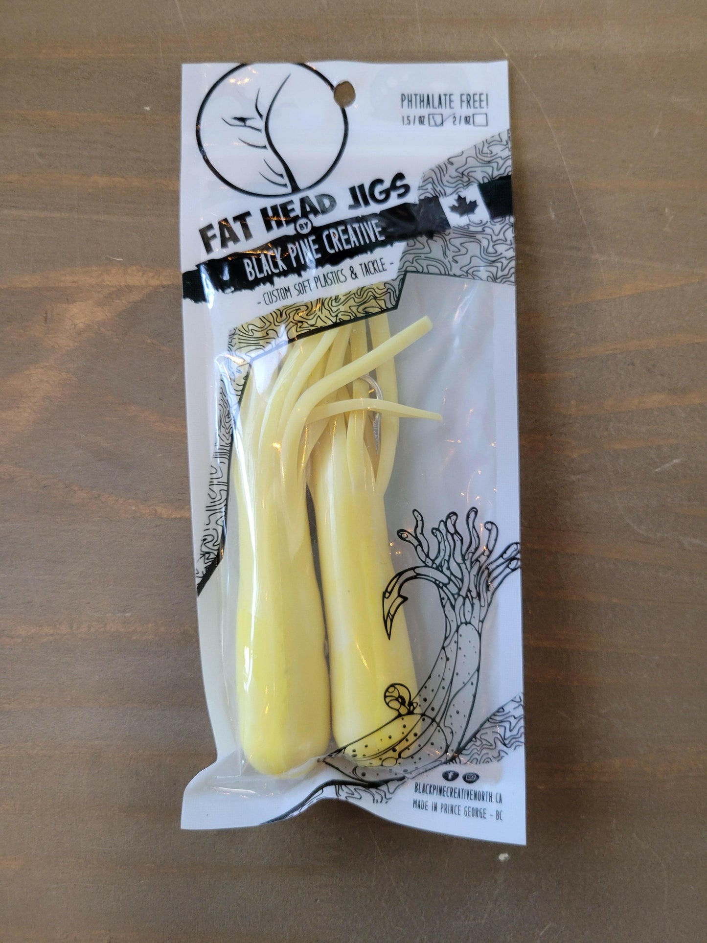 🍁Black Pine 5" 1.5oz Tube Jigs 2/pk