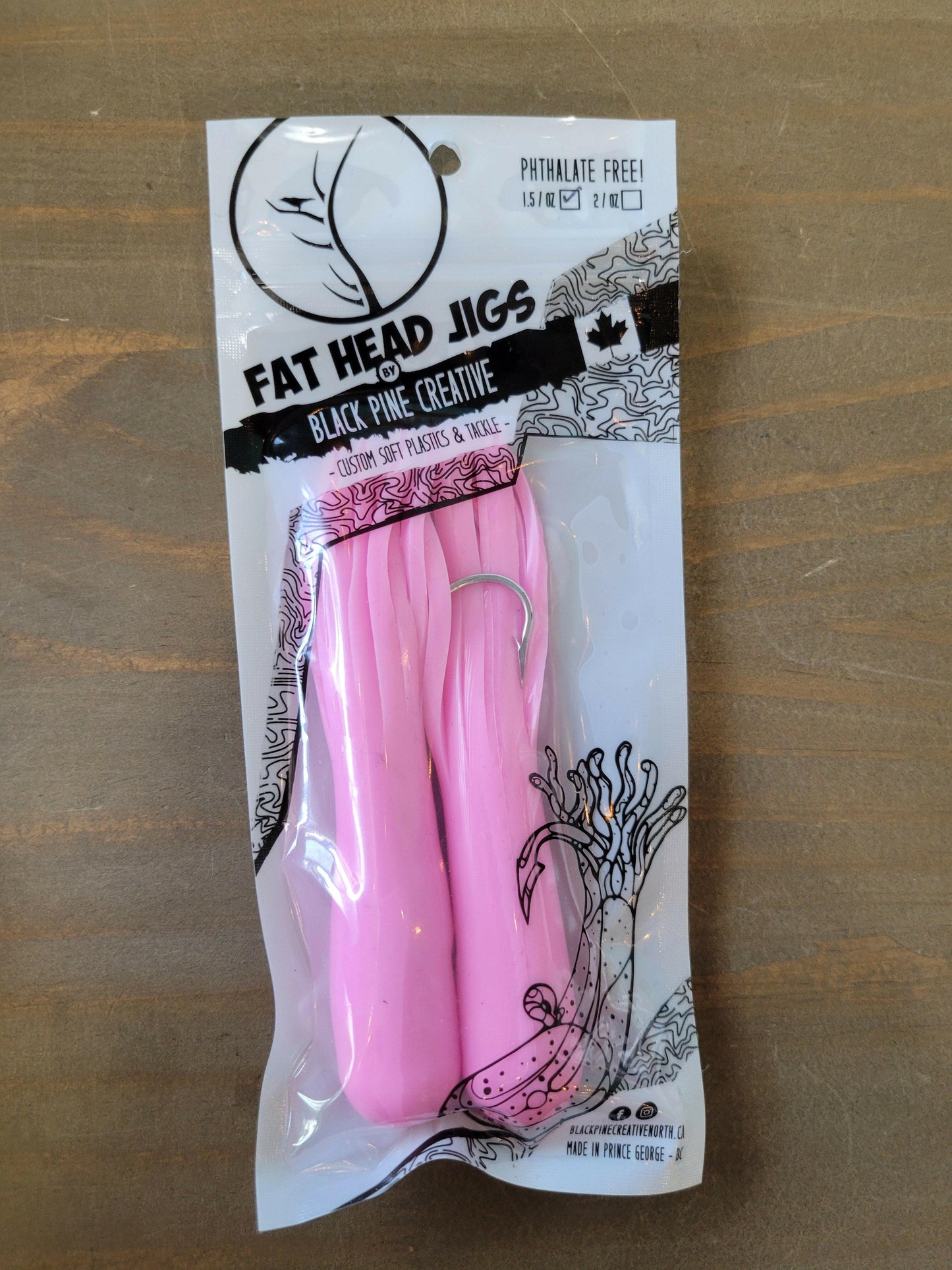 🍁Black Pine 5" 1.5oz Tube Jigs 2/pk