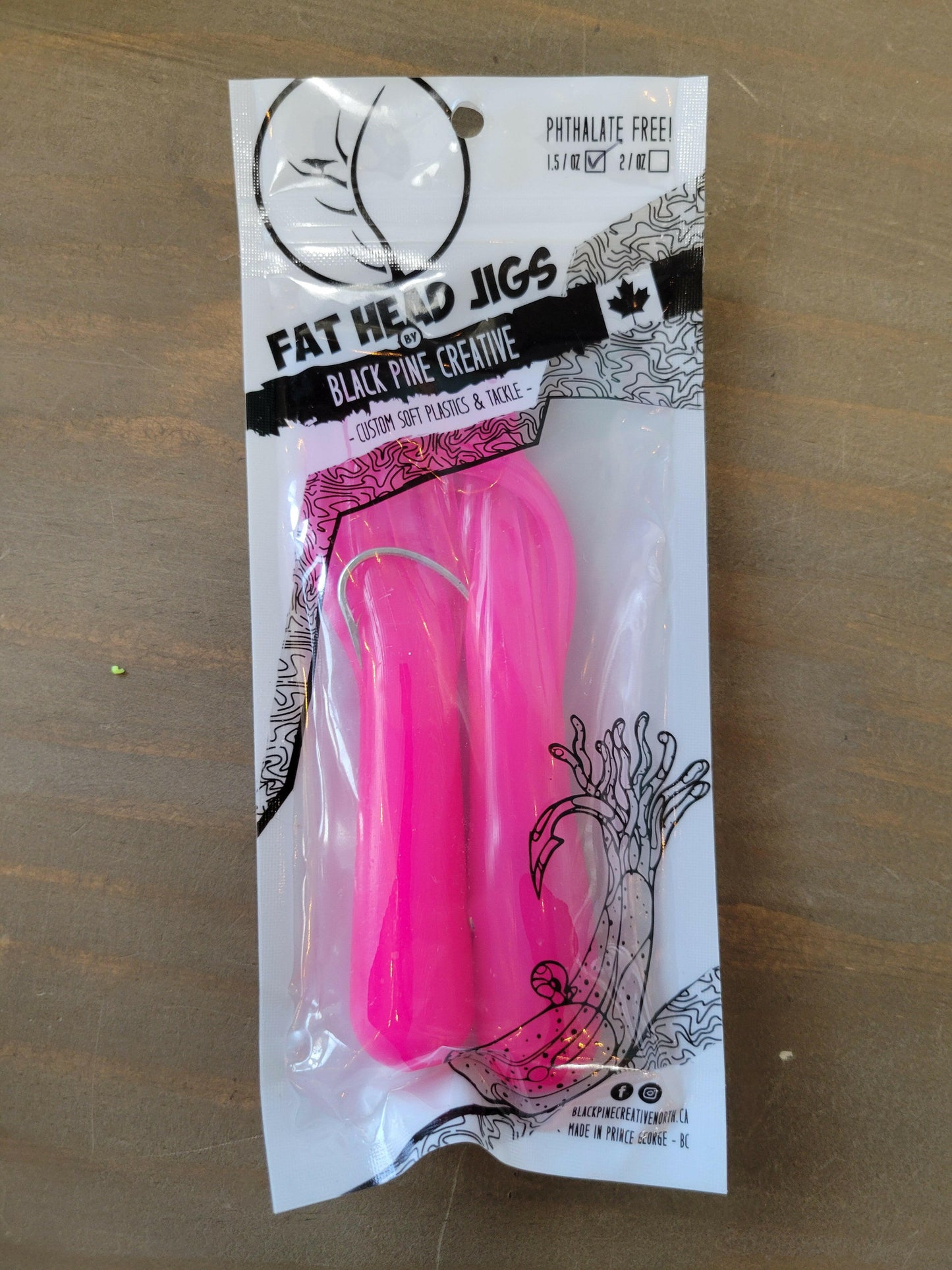 🍁Black Pine 5" 1.5oz Tube Jigs 2/pk