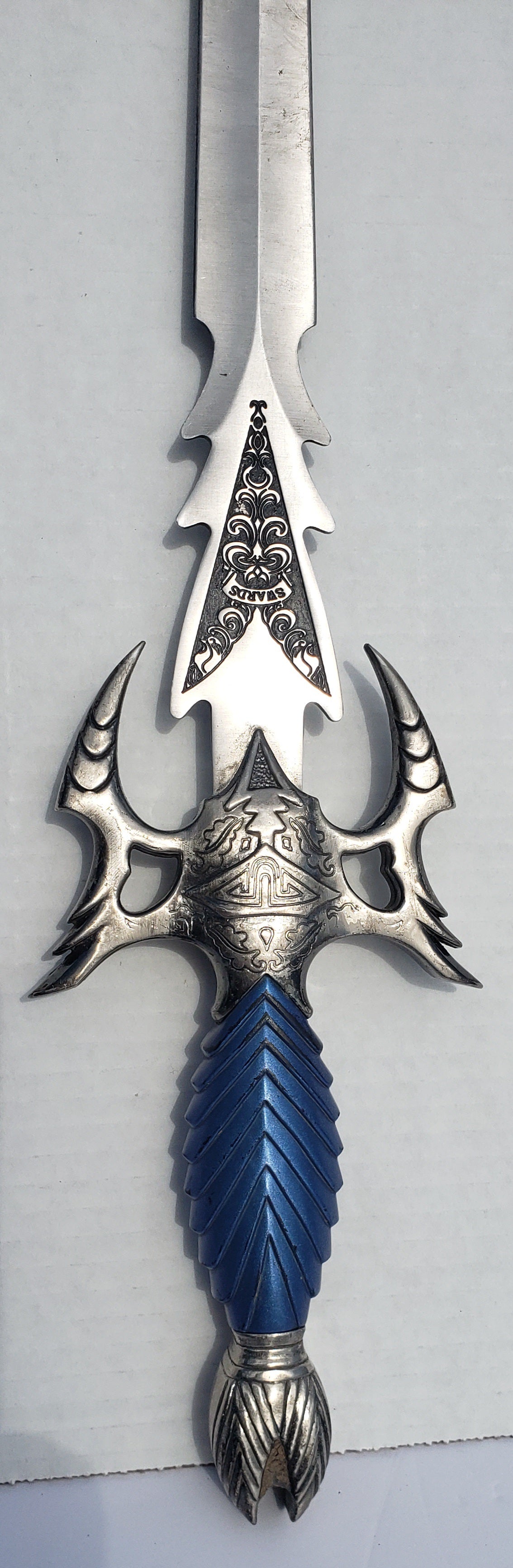 Genuine Real Authentic SCA Renaissance Swards Sword Cutlass Katana with Black Faux Leather Sheath Scabbard