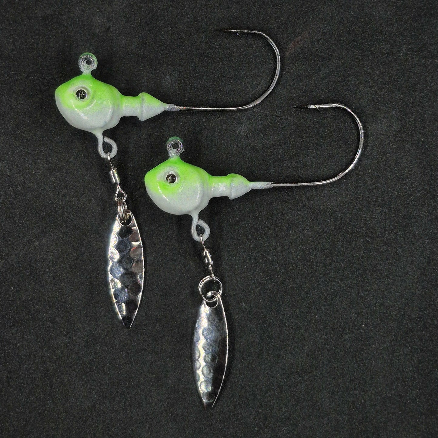 🍁Big Sky Cyclone 1/2oz Hecla Hammer Jigs w/Flasher