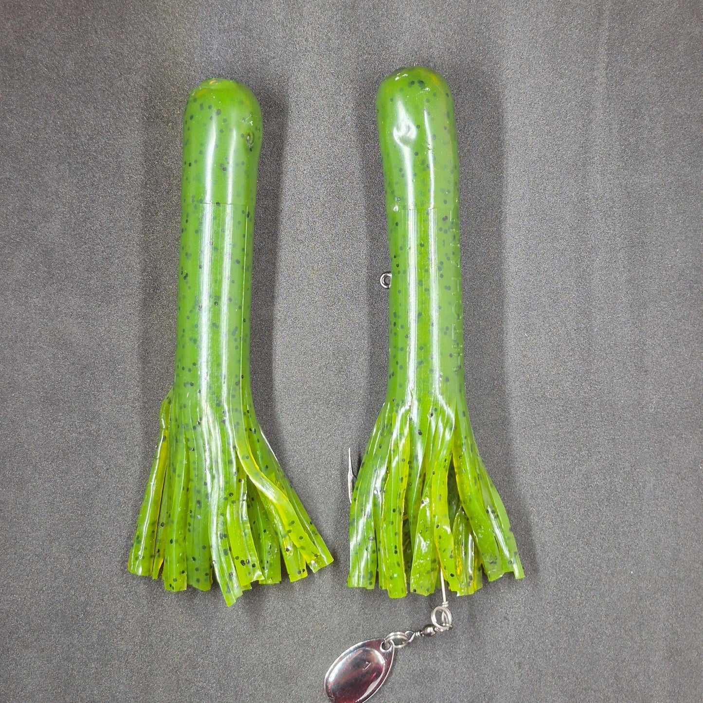 🍁Hitch & Fish 6" Glow Rattle Laker Tube Jigs