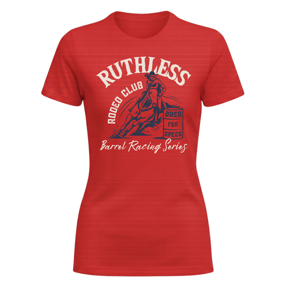 BARREL RACING WOMEN T-SHIRT | Red