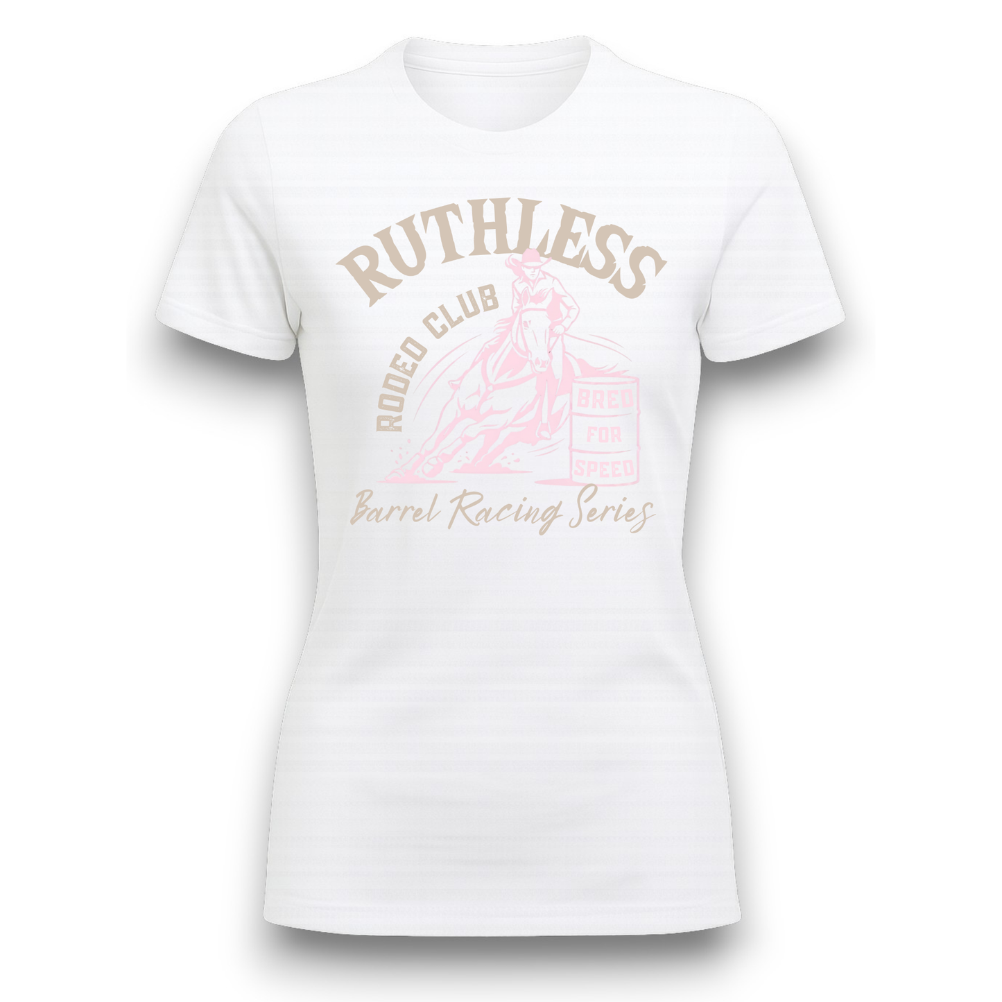 BARREL RACING WOMEN T-SHIRT | White