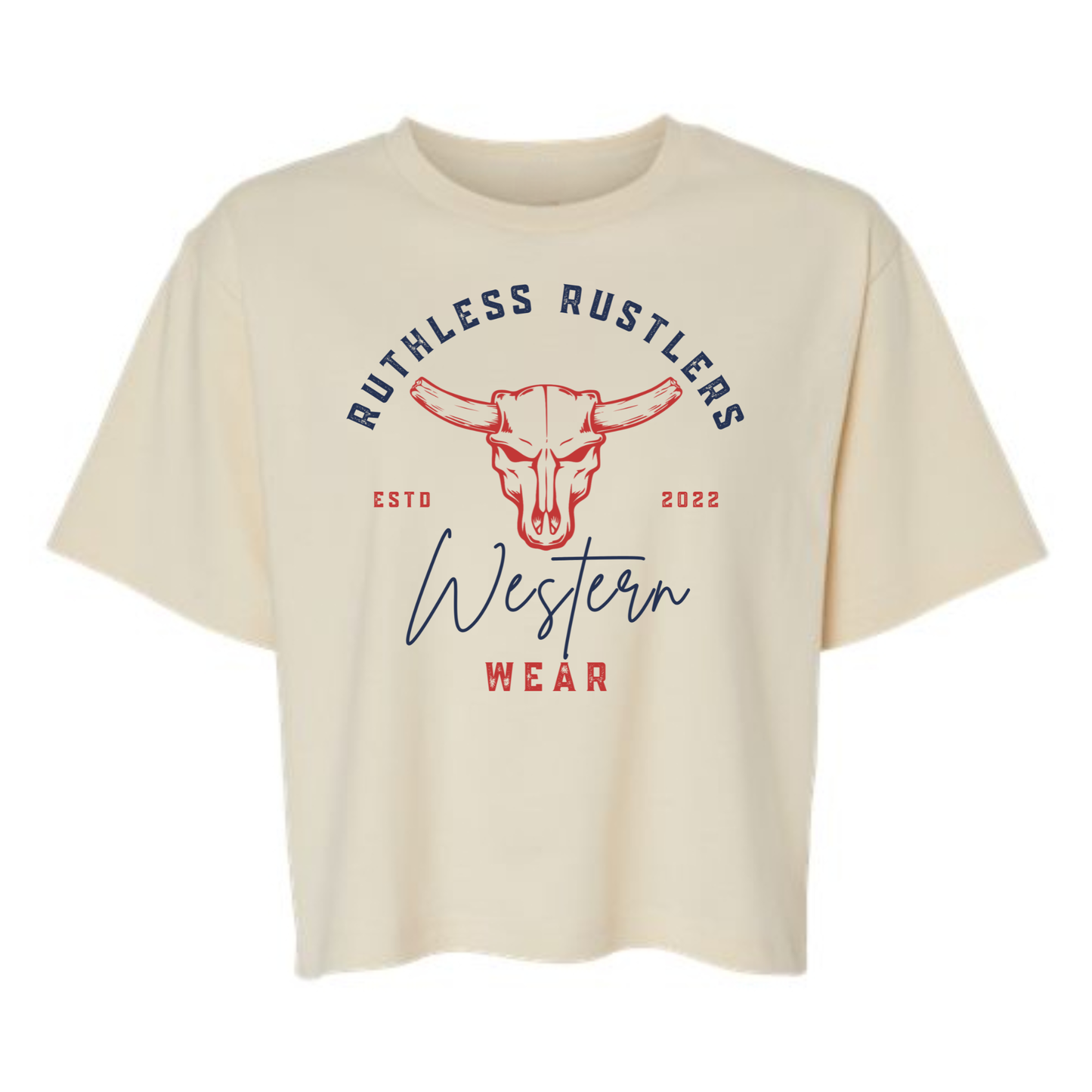WESTERN WEAR BOXY T-SHIRT | Cream
