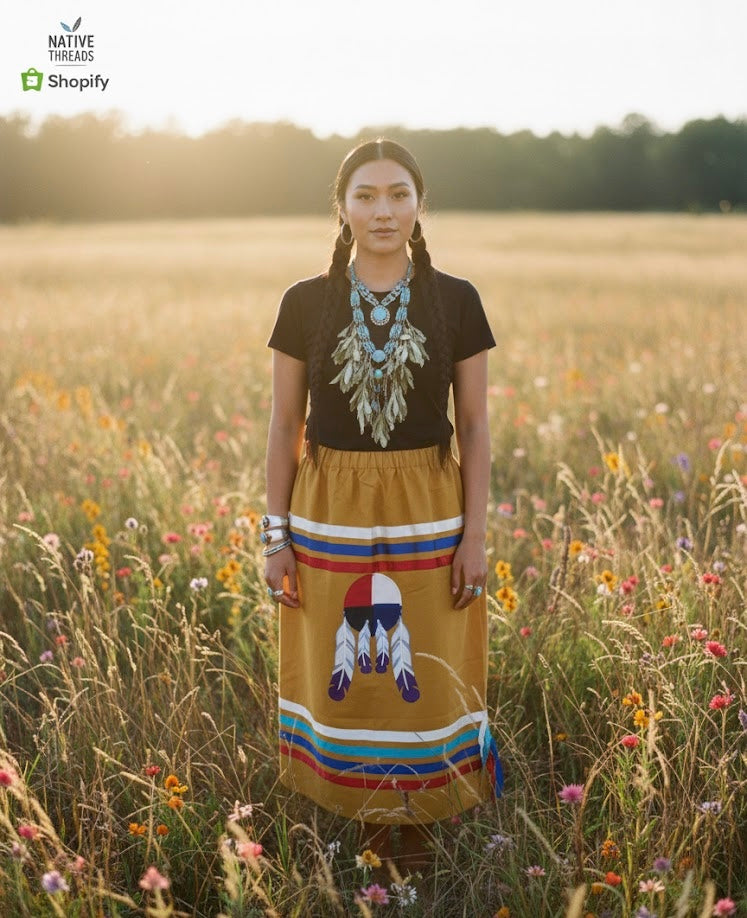 OLDTRIBES™ Four direction Ribbon Skirt