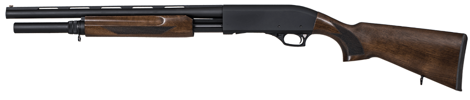 Tamgha Taiga Quton 12GA P/A 18.5 Barrel 3" Chaber Turkish Walnut Black