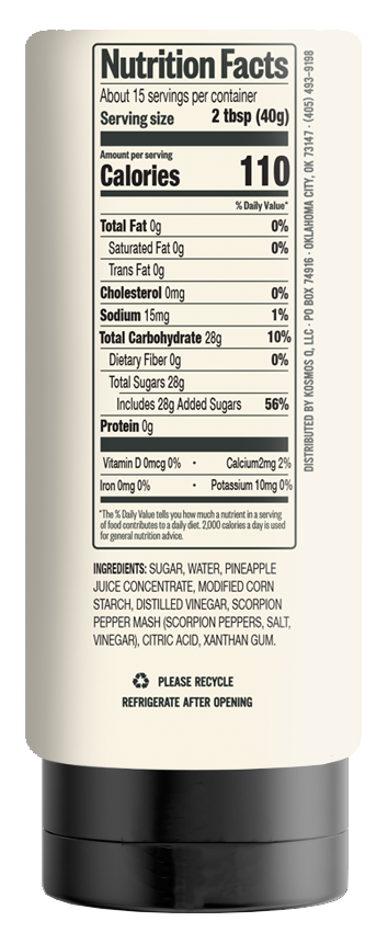 Kosmos Q Pineapple Heat BBQ Glaze 21oz