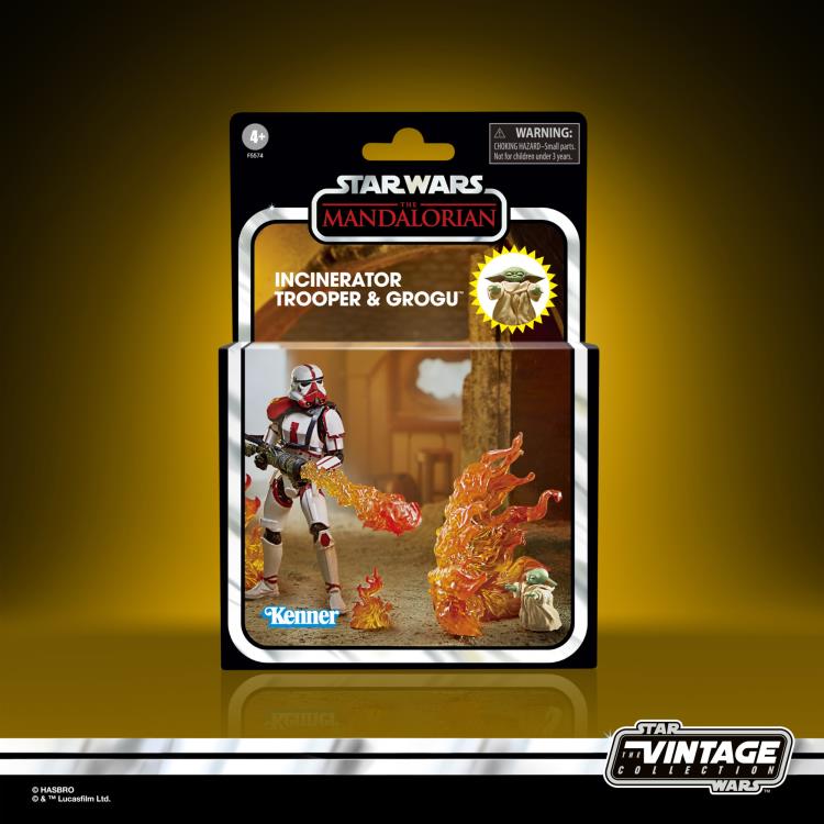 Star Wars: The Vintage Collection Incinerator Trooper & Grogu - The Mandalorian - Exclusive Two-Pack