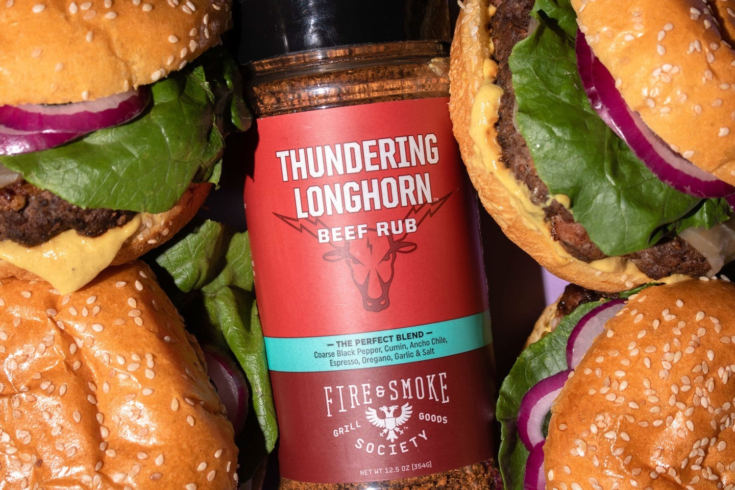 Fire & Smoke Society THUNDERING LONGHORN Beef Rub 12.5oz