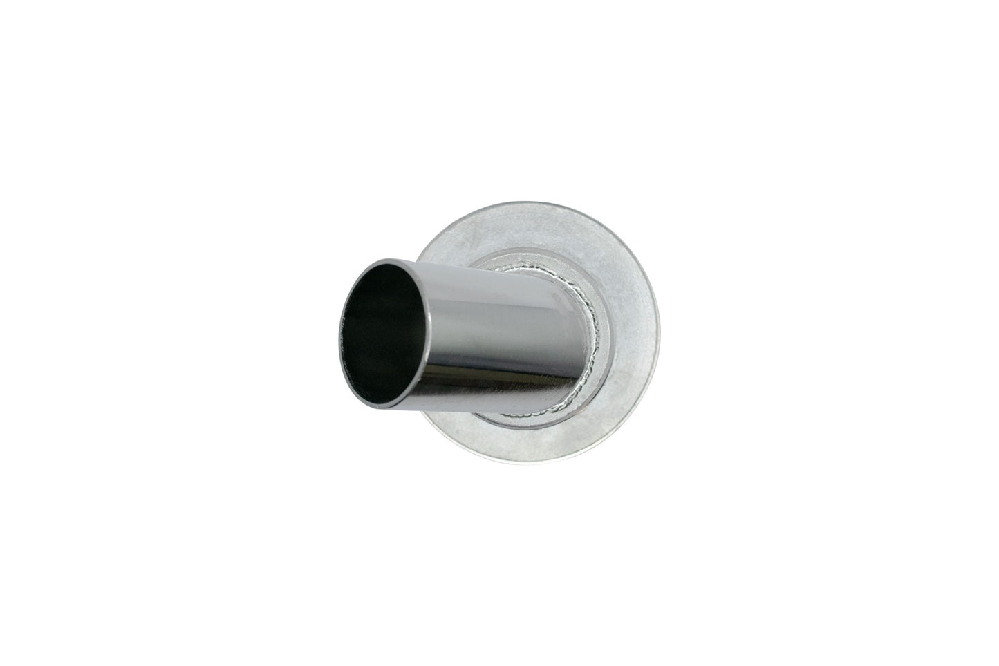 Thru Hull Fitting, 38 mm, 90° Base, Angled Connector, Boltless