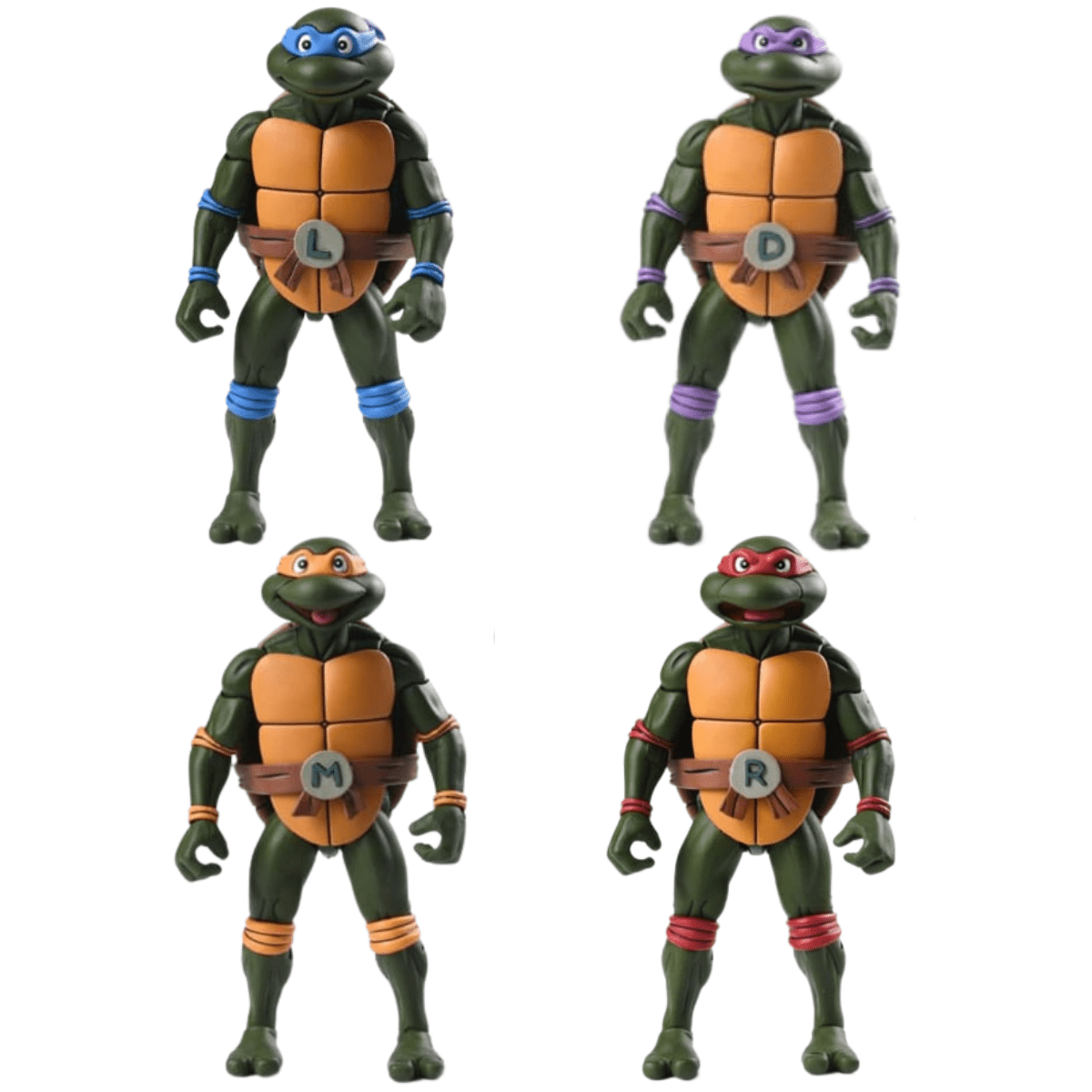 Teenage Mutant Ninja Turtles - Turtles Pizza Club - Cartoon Turtles Set of 4