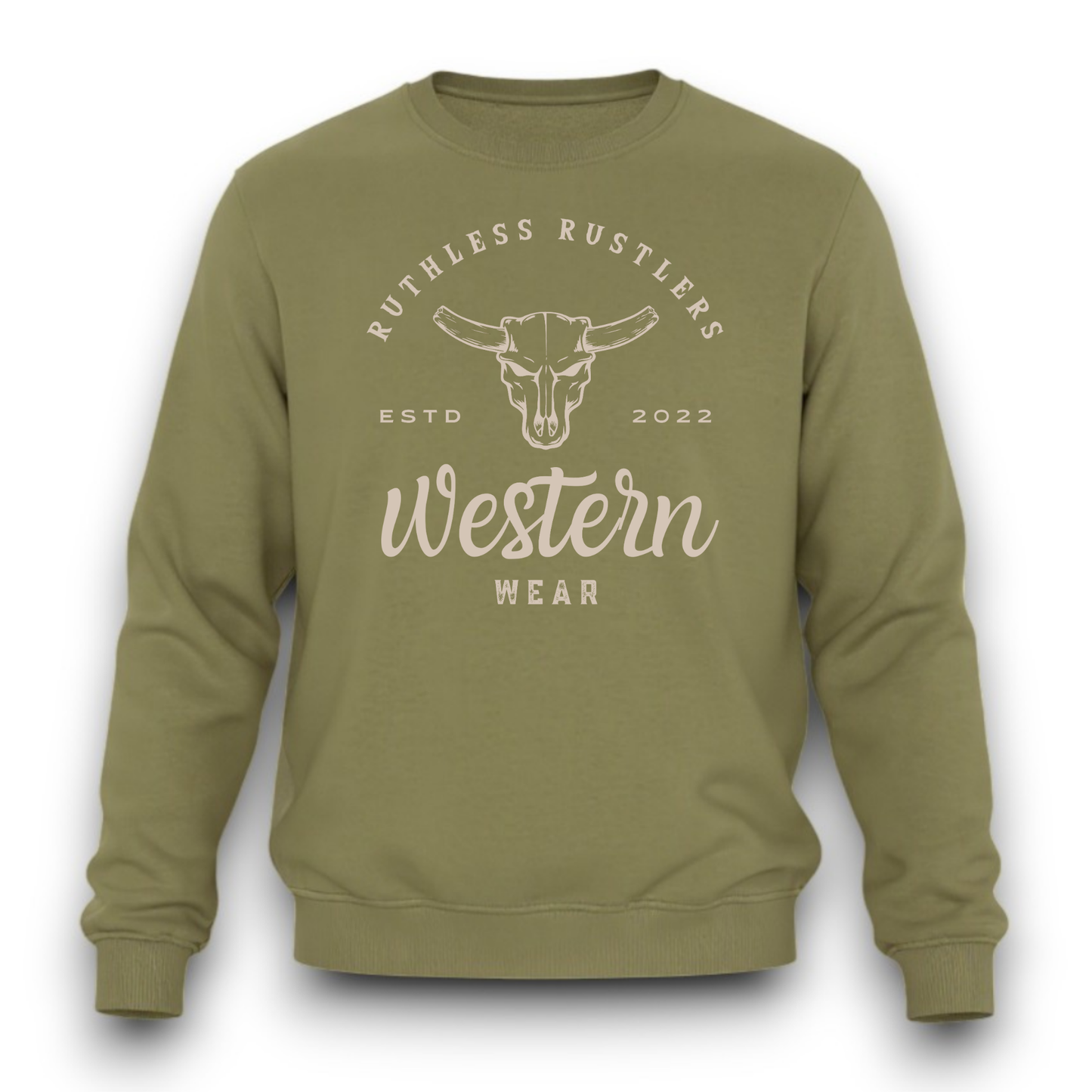 Ruthless Rustlers Western Wear Crewneck