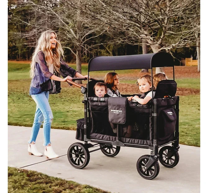 Wonderfold W4 Luxe Quad Stroller Wagon