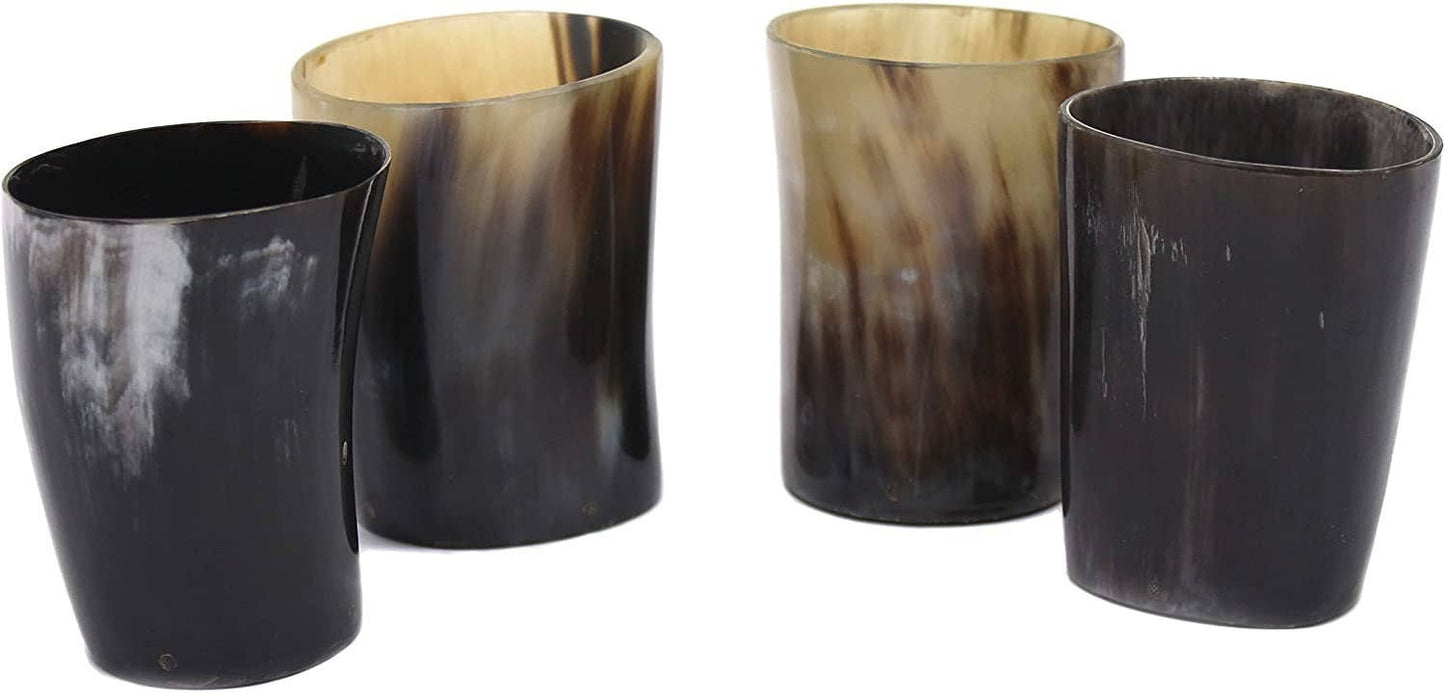 Viking Drinking Horn (Set Of 7) | 2 Mugs + 4 Shot Glass