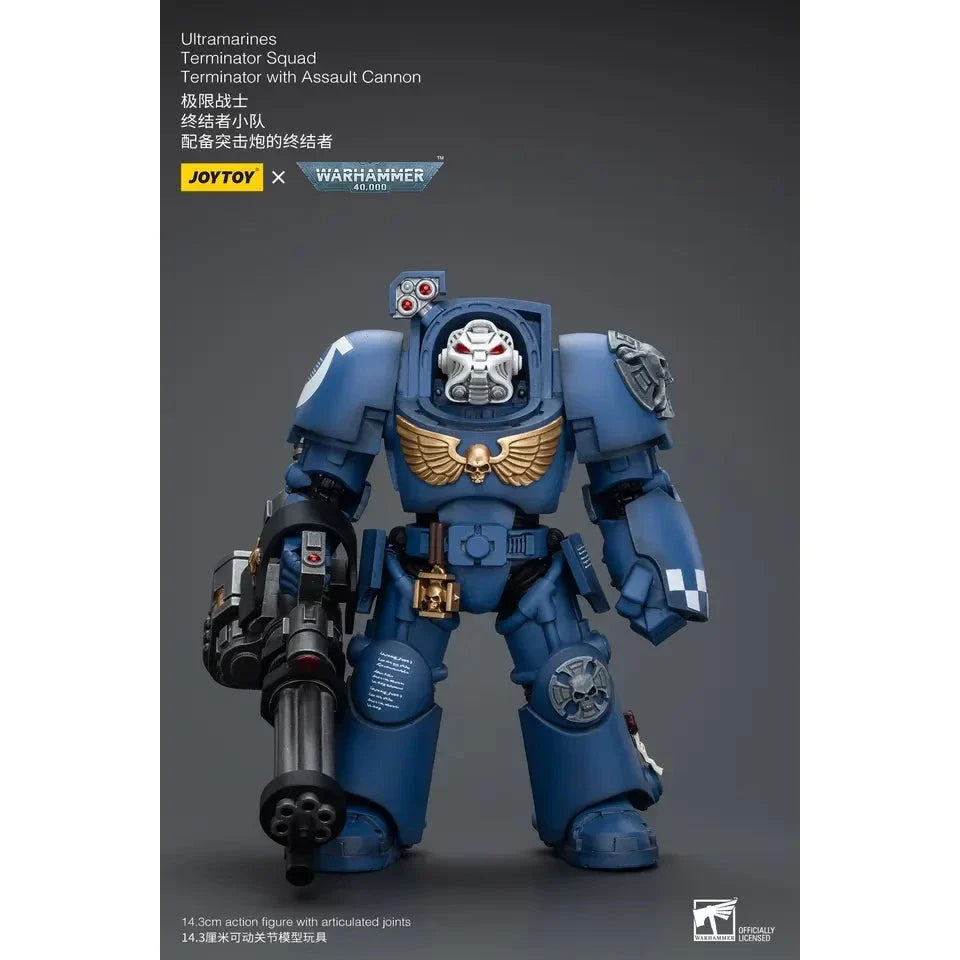 JOYTOY - Ultramarines Terminator Squad Terminator with Assault Cannon