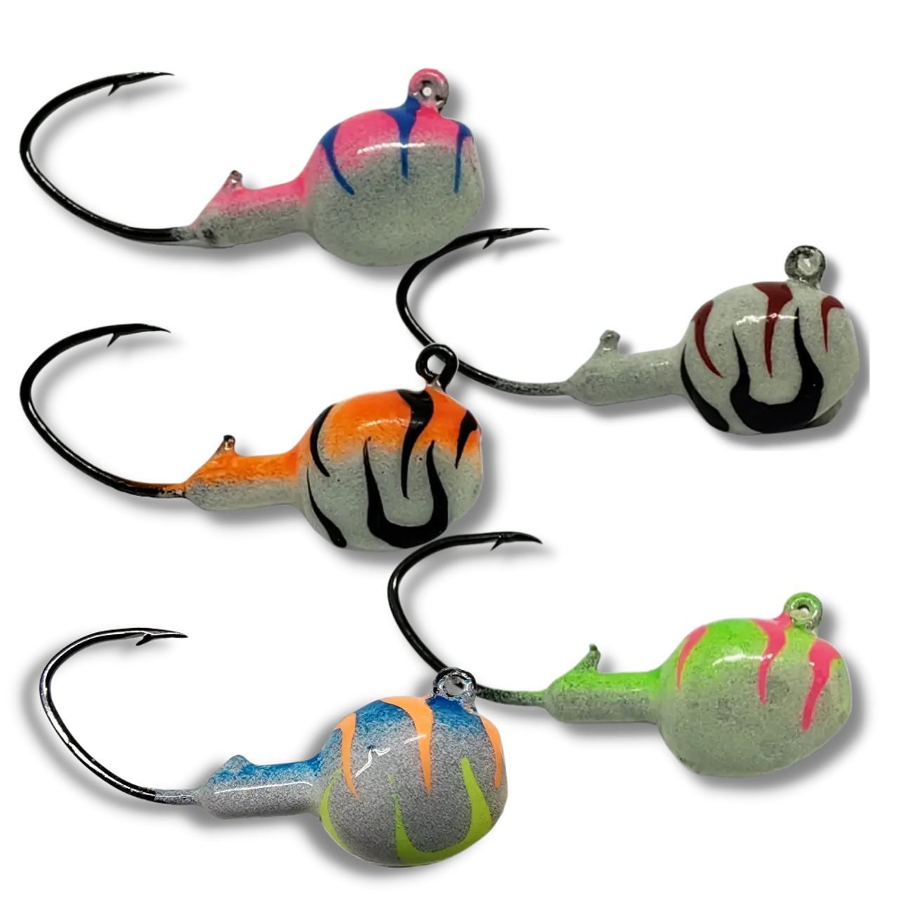 🍁Big Sky Deluxe Walleye Jigs 1/4oz 4pk