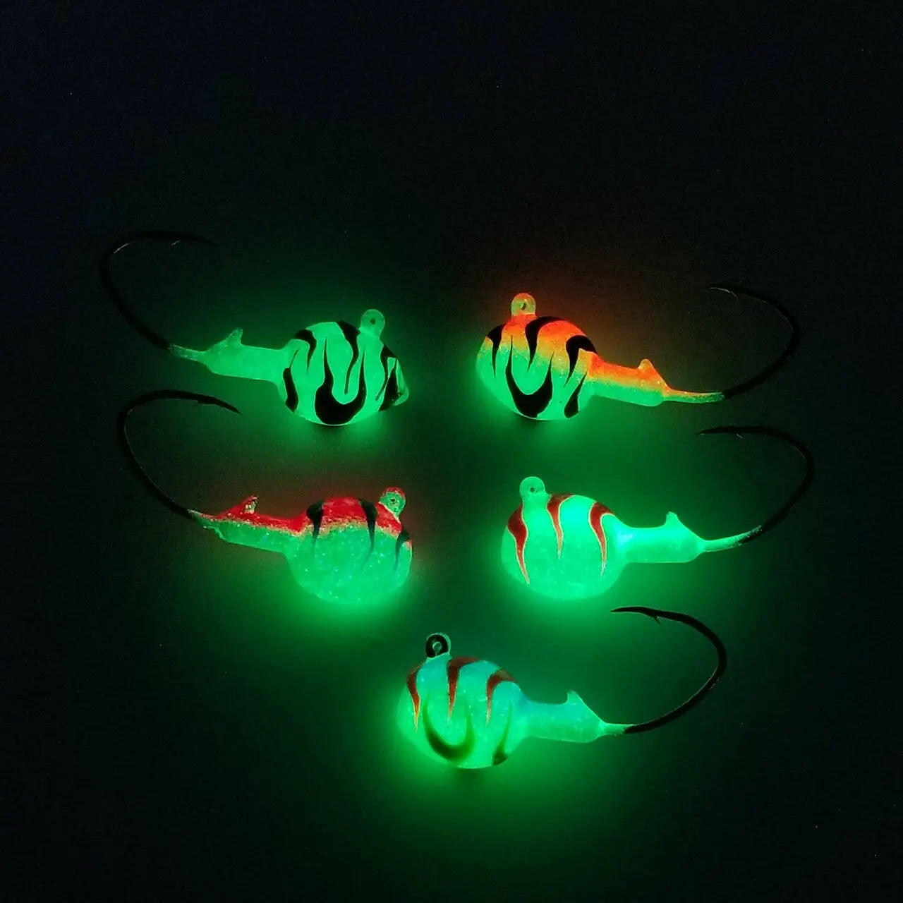 🍁Big Sky Deluxe Walleye Jigs 1/4oz 4pk