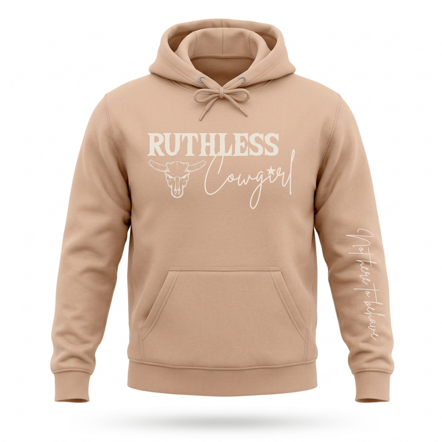 RUTHLESS COWGIRL HOODIE | Dusty Rose