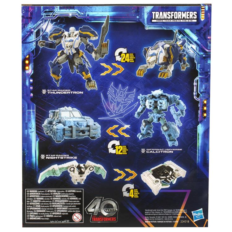 Transformers: Legacy United Star Raider Thundertron, Star Raider Nightstrike, & Infernac Universe Calcitron Exclusive