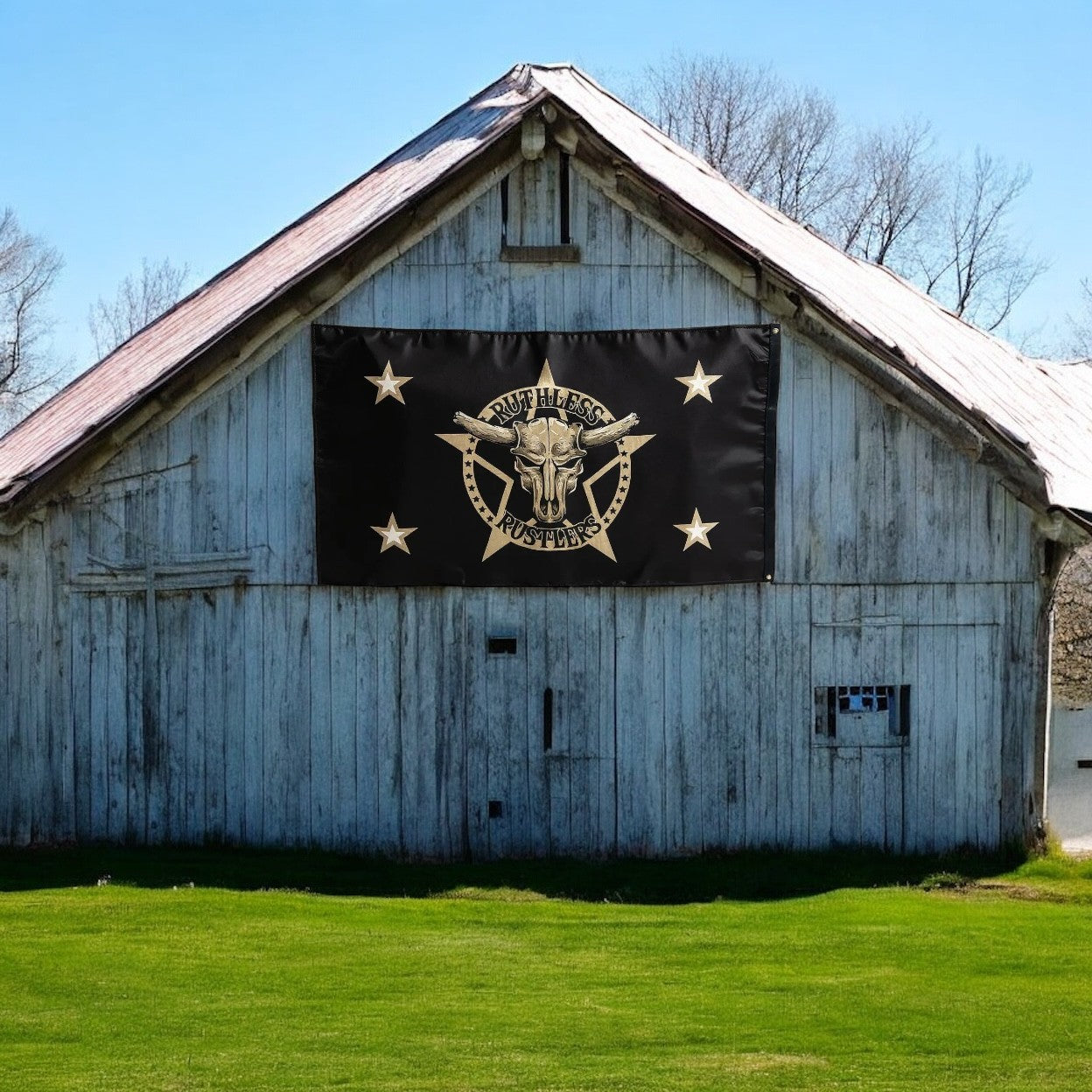 Ruthless Rustlers Marshal Flag