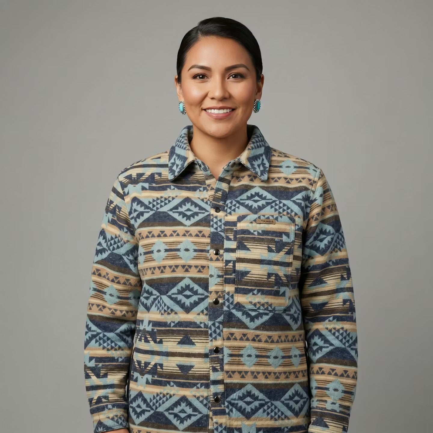 Blue and Cream Grand Canyon Jacket (Unisex)