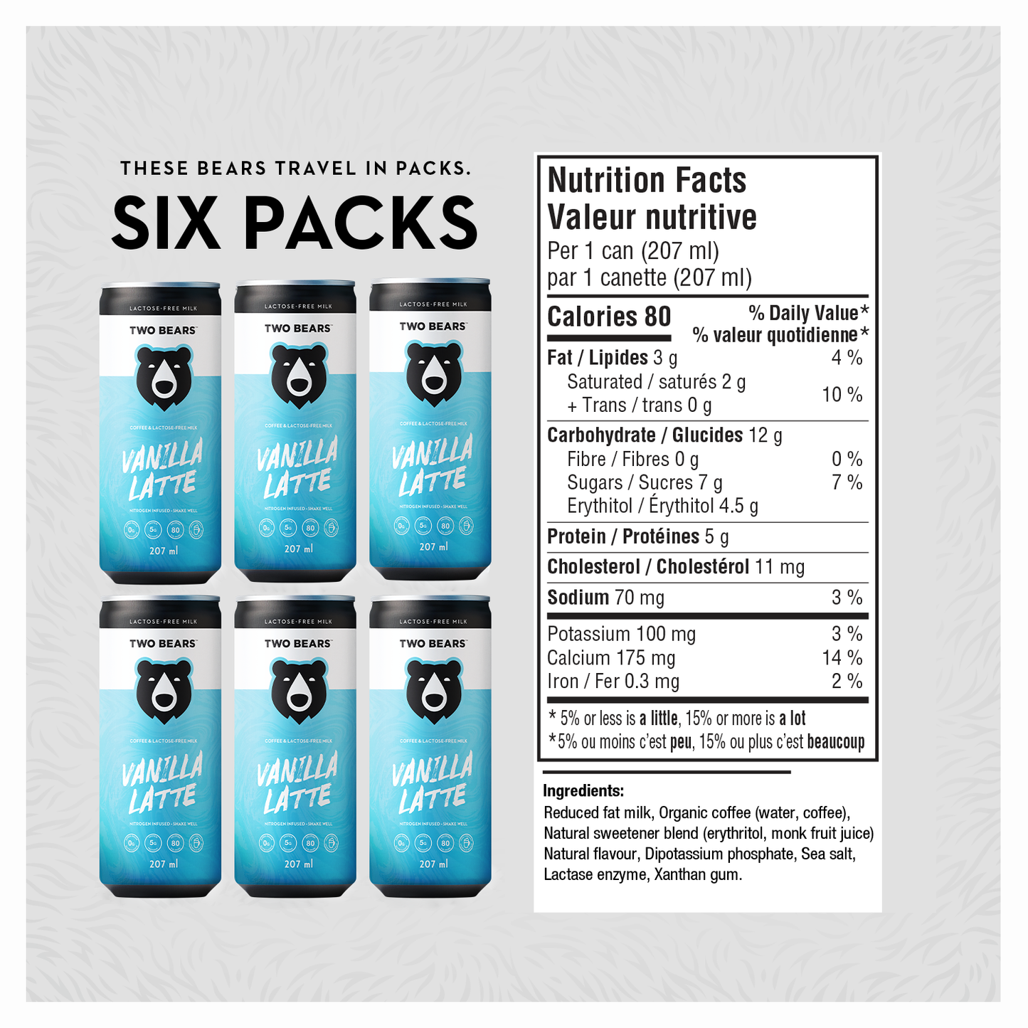 Lactose-Free Dairy Vanilla Latte (207 ml)