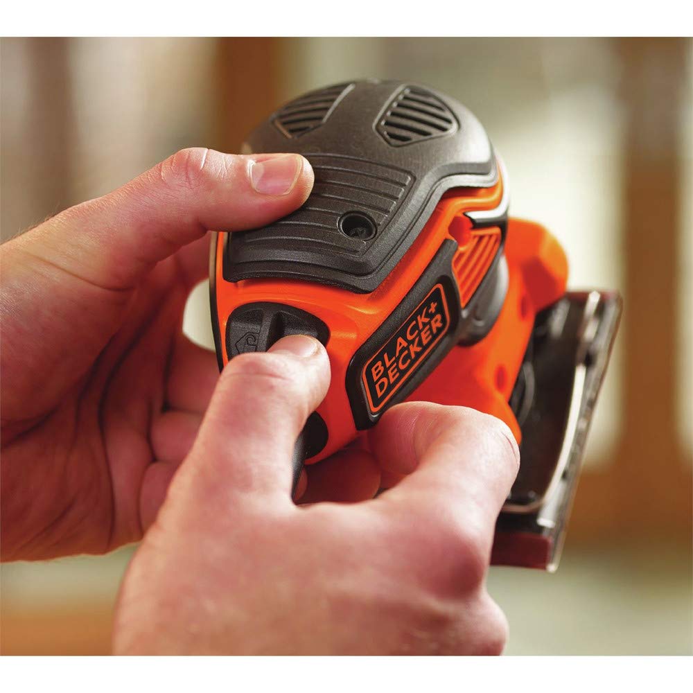 BLACK+DECKER 2.0 Amp Electric 1/4 Sheet Orbit Sander (BDEQS300) π All In One Marketplace Canada