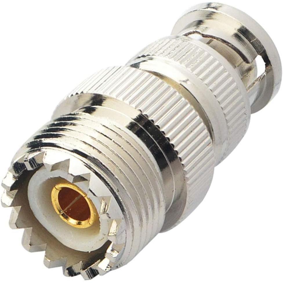 BNC-Male to SO-239 (UHF-Female) Coax Adapter