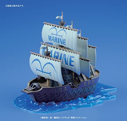 One Piece Grand Ship Collection MARINE WARSHIP Model Kit